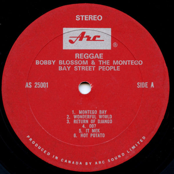 Bobby Blossom & The Montego Bay Street People - Reggae Vinyl Record