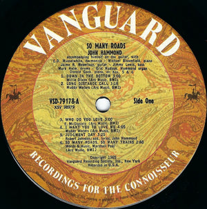 John Paul Hammond - So Many Roads -