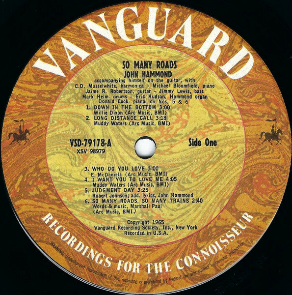 John Paul Hammond - So Many Roads -