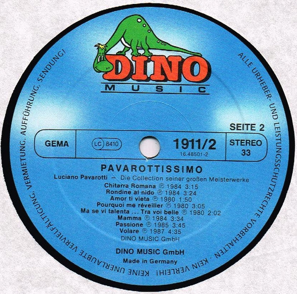Luciano Pavarotti - Pavarottissimo (Die Collection Seiner Großen Meisterwerke) - 1988