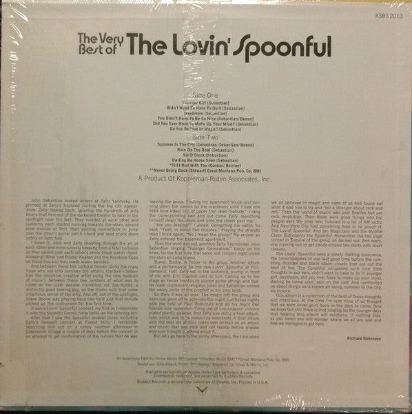 The Lovin' Spoonful - The Very Best Of The Lovin' Spoonful Vinyl Record