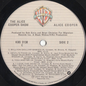 Alice Cooper  - The Alice Cooper Show Vinyl Record