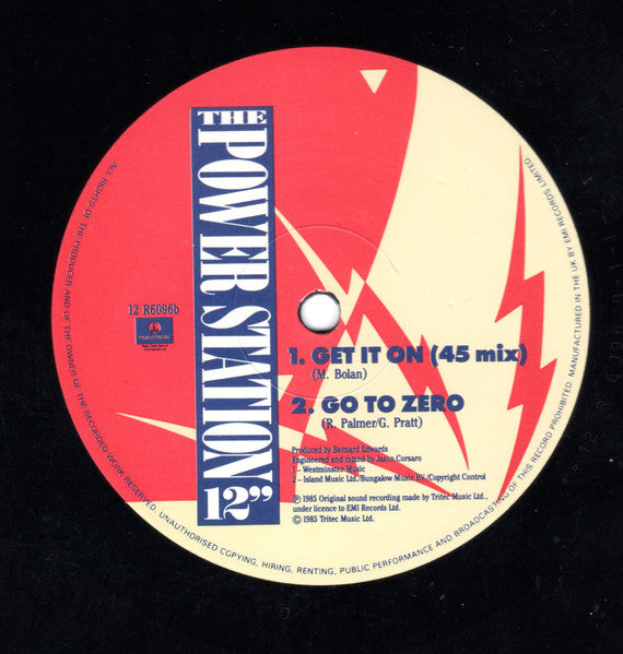 Power Station, The - Get It On - 1985