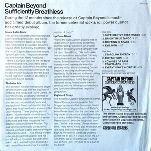 Captain Beyond - Sufficiently Breathless - 1973