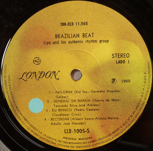 Cipó And His Authentic Rhythm Group - Brazilian Beat -