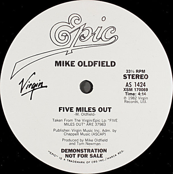 Mike Oldfield - Family Man / Five Miles Out - 1982