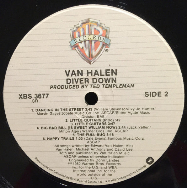 Van Halen - Diver Down - 1982