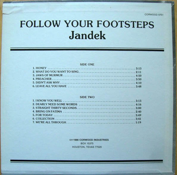 Jandek - Follow Your Footsteps