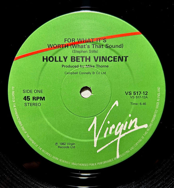 Holly Beth Vincent - For What It's Worth (What's That Sound)