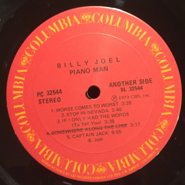 Billy Joel - Piano Man Vinyl Record