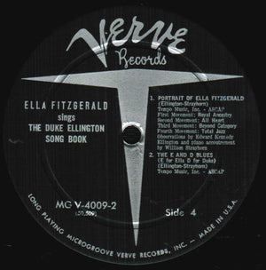 Ella Fitzgerald with Duke Ellington - Ella Fitzgerald Sings The Duke Ellington Song Book Volume Two Vinyl Record