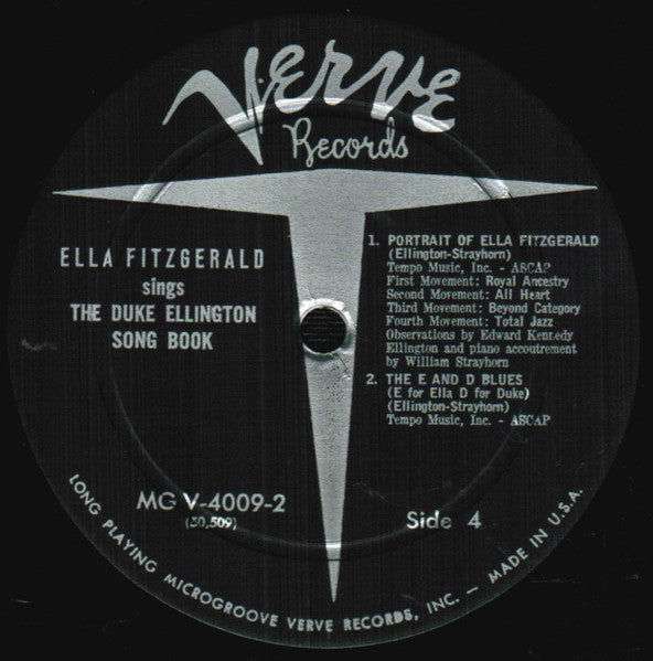 Ella Fitzgerald with Duke Ellington - Ella Fitzgerald Sings The Duke Ellington Song Book Volume Two Vinyl Record