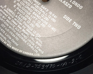 George Carlin - An Evening With Wally Londo Featuring Bill Slaszo - 1975