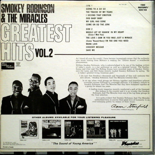 Miracles, The - Greatest Hits Vol. 2 - 1968