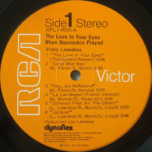 Vicky Leandros - The Love In Your Eyes / When Bouzoukis Played - 1974