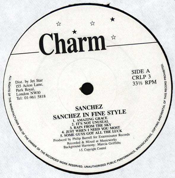 Sanchez - In Fine Style