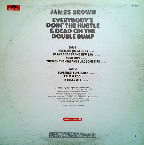 James Brown - Everybody's Doin' The Hustle & Dead On The Double Bump - 1975