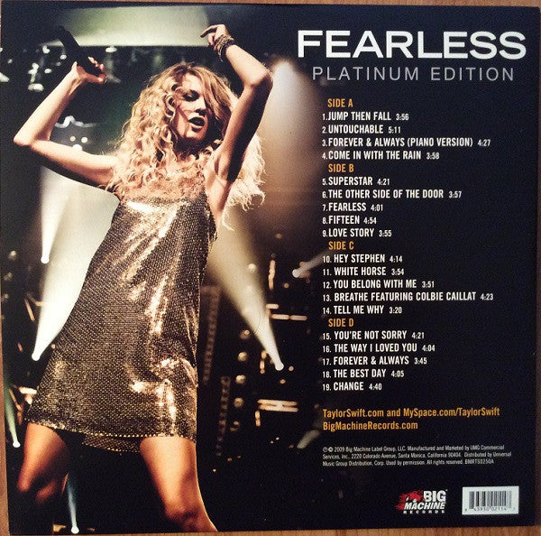 Taylor Swift - Fearless (Platinum Edition) Vinyl Record