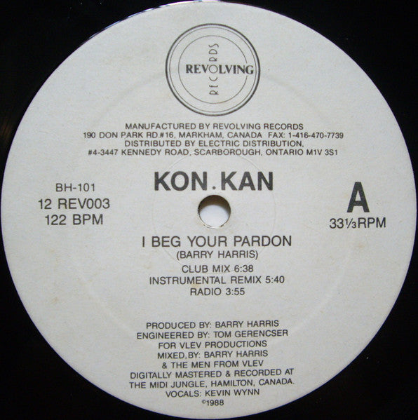 Kon Kan - I Beg Your Pardon