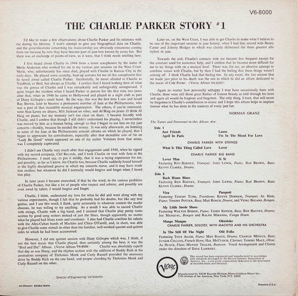 Charlie Parker - The Charlie Parker Story #1