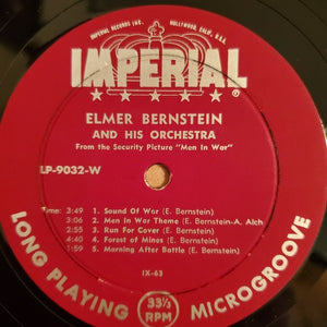 Elmer Bernstein - Men In War (Music From The Sound Track) Vinyl Record