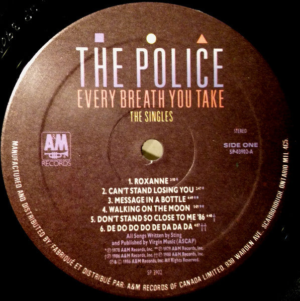 Police, The - Every Breath You Take (The Singles) - 1986