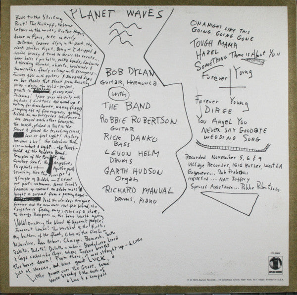 Bob Dylan - Planet Waves - 1974