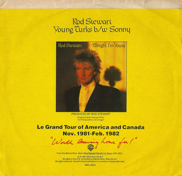 Rod Stewart - Young Turks - 1981