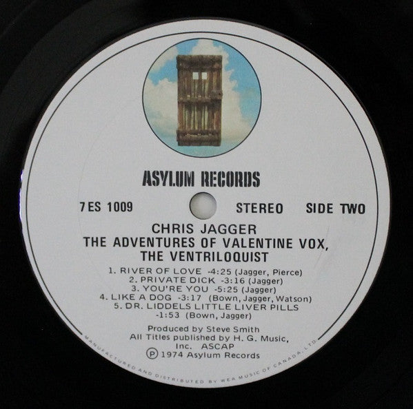 Chris Jagger - The Adventures Of Valentine Vox The Ventriloquist - 1974