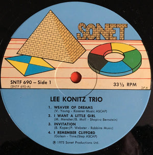 Lee Konitz Trio, The - Oleo - 1975
