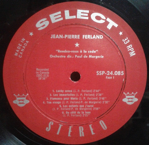 Jean-Pierre Ferland - Rendez-Vous À La Coda - Vol. 1