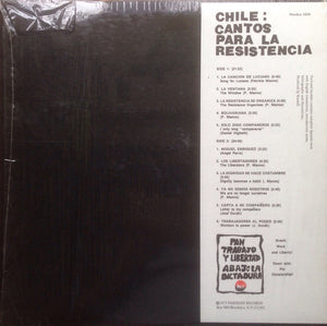 Patricio Manns - Chile: Songs For The Resistance