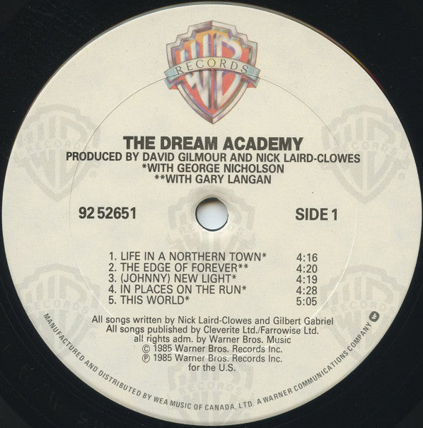 Dream Academy, The - The Dream Academy - 1985