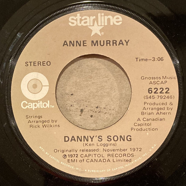 Anne Murray - Cotton Jenny / Danny's Song -