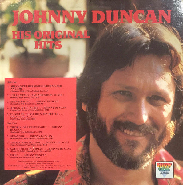 Johnny Duncan - His Original Hits - 1982