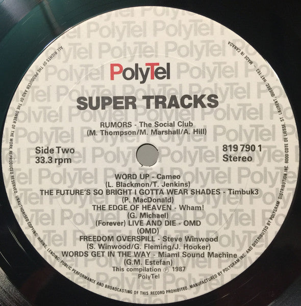 Various - Super Tracks - 1987