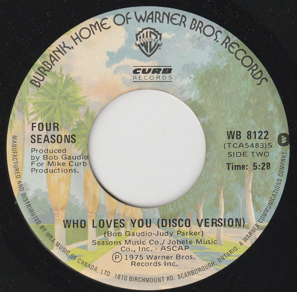 Four Seasons, The - Who Loves You - 1975