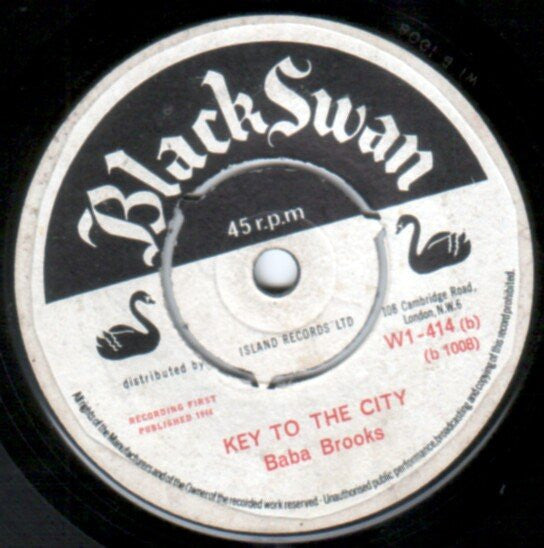 Eric "Monty" Morris / Baba Brooks - Solomon Gundie / Key To The City - 1964