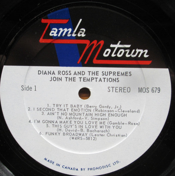 Supremes, The Join Temptations, The - Diana Ross & The Supremes Join The Temptations - 1968