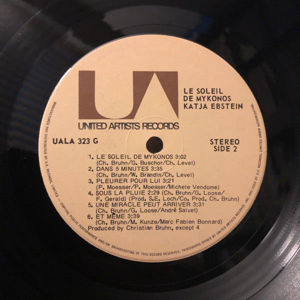 Katja Ebstein - Le Soleil De Mykonos