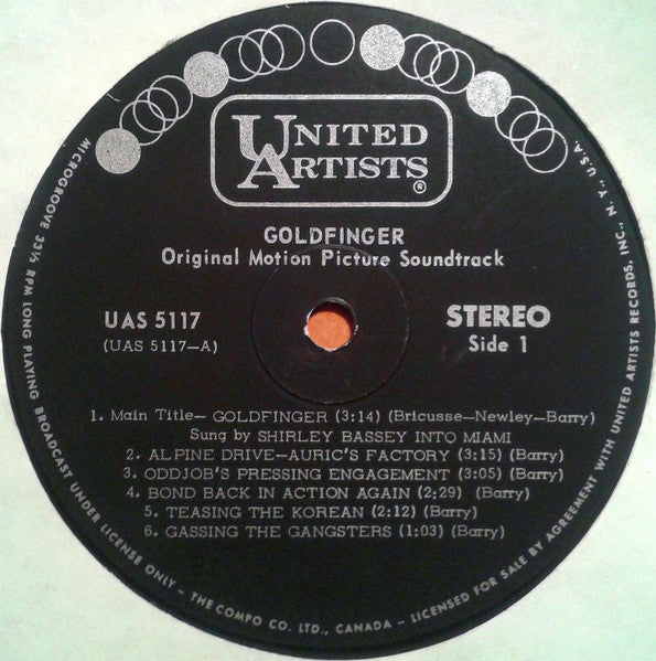 John Barry - Goldfinger (Original Motion Picture Soundtrack)