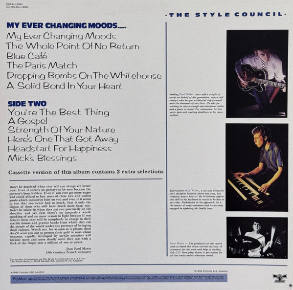Style Council, The - My Ever Changing Moods - 1984