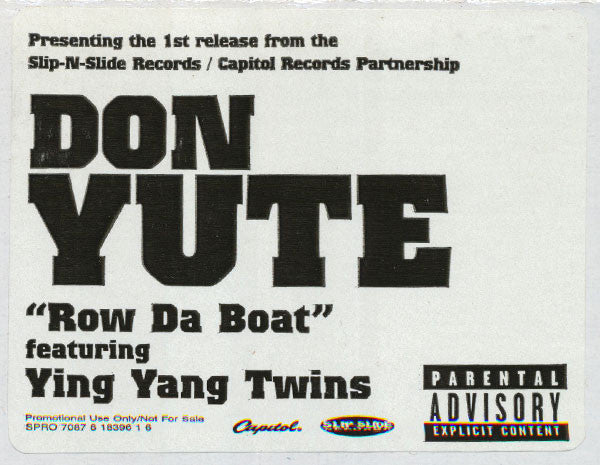 Don Yute - Row Da Boat