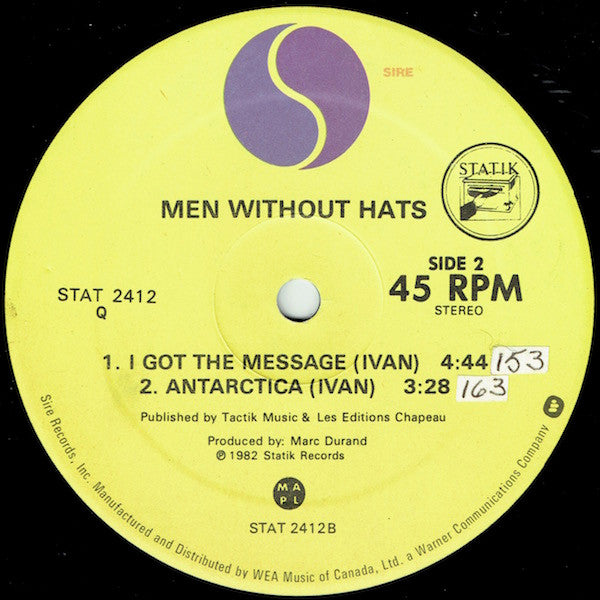 Men Without Hats - The Safety Dance Extended 'Club Mix' - 1982