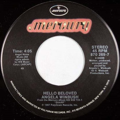 Angela Winbush - Hello Beloved - 1988