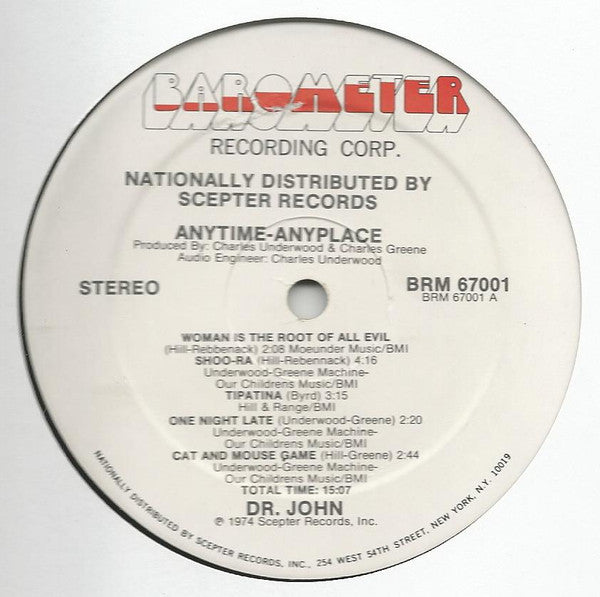 Dr. John - Anytime, Anyplace - 1974