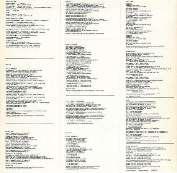 Simply Red - Men And Women - 1987