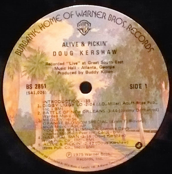 Doug Kershaw - Alive & Pickin' - 1975