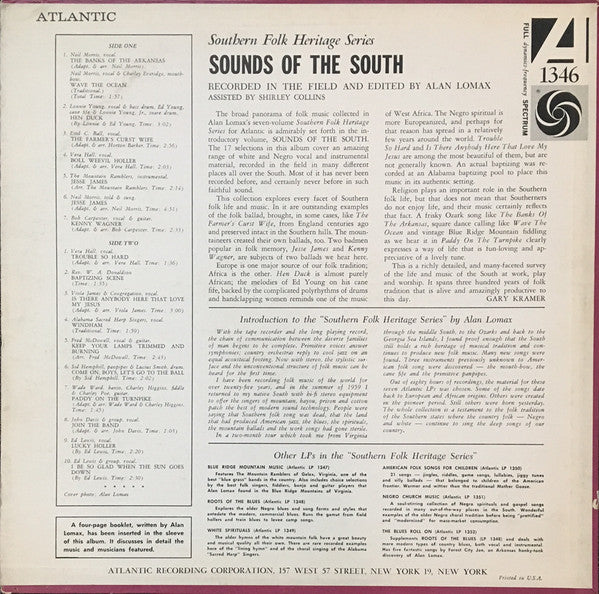 Various - Sounds Of The South - 1961