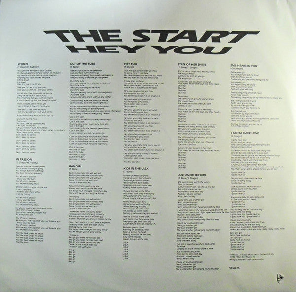 Start (2), The - Hey You - 1980